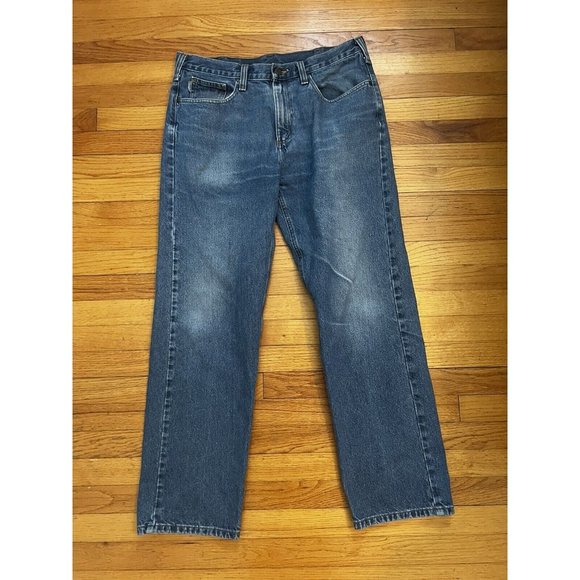 Carhartt Other - Carhartt B460 DPS Relaxed Fit Straight Leg Jeans Mens Size 36x32 GUC